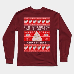 2020 White Christmas Sweater Long Sleeve T-Shirt